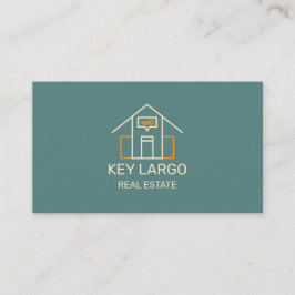 Realtor Business Card mit Minimalistischem Design Visitenkarte