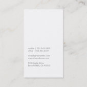 Realtor Business Card Visitenkarte (Rückseite)