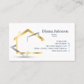 Realtor Business Card Visitenkarte (Rückseite)