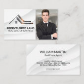 Realtor Business Man | Logo für Immobilien Visitenkarte (Vorne/Hinten)