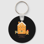 Realtor Christmas Funny Realtor Holiday Gingerbrea Schlüsselanhänger (Vorderseite)