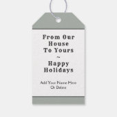 Realtor Christmas Geschenkanhänger (Rückseite)