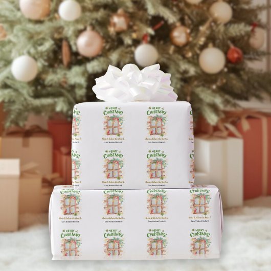 Realtor Christmas | Zuhause ist, wo das Herz ist Geschenkpapier