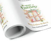 Realtor Christmas | Zuhause ist, wo das Herz ist Geschenkpapier (Rolleneckpunkt)