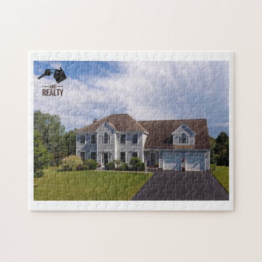 Realtor Client Zuhause-Foto Puzzle (Horizontal)