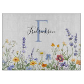 Realtor Closing Gift Wildflower Cutting Board Schneidebrett (Vorderseite)