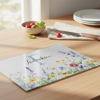 Realtor Closing Gift Wildflower Cutting Board Schneidebrett