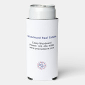 Realtor Danke | 4. Juli Sommer Patriotic Selters Dosenkühler (Seltzer Rückseite)