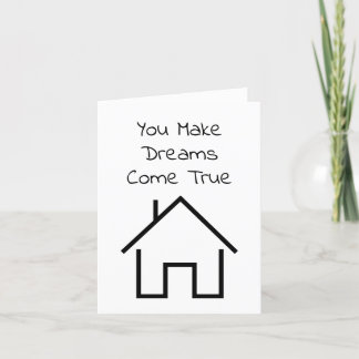 Realtor Danke-Card Dankeskarte