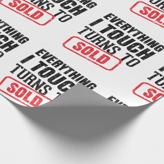 Realtor Funny Mug Geschenkpapier (Ecke)