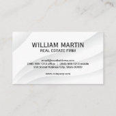 Realtor | Geschäftsleute | Moderne Zuhause Visitenkarte (Rückseite)