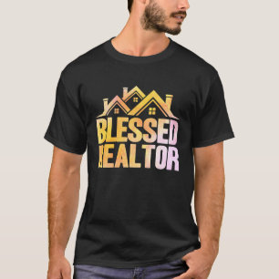 Realtor gesegnet Realtor Watercolor T-Shirt