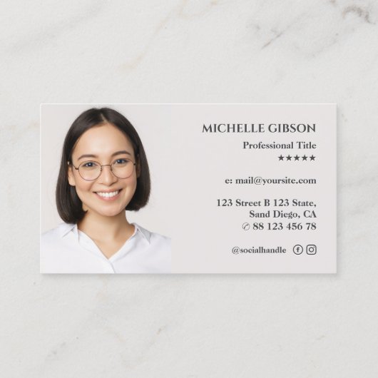 Realtor Gold Key Hypothekenmakler Beruflich Visitenkarte (Rückseite)