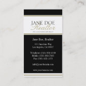 Realtor-Gold-Script - Verfügbares Lethead - Visitenkarte (Rückseite)