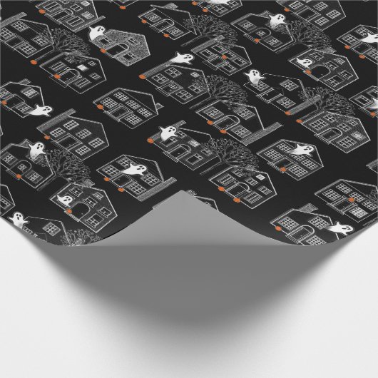 Realtor Halloween Geschenkpapier (Ecke)