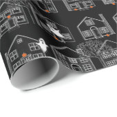 Realtor Halloween Geschenkpapier (Rolleneckpunkt)