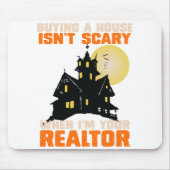 Realtor Halloween Real Anwesen Agent & Broker Funn Mousepad (Vorne)