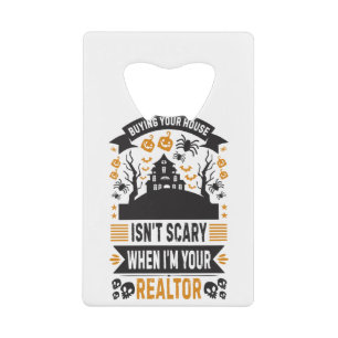 Realtor Halloween - Real Anwesen Agent Broker Geldbeutel Flaschenöffner