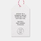 Realtor Happy Holidays, New Year's, Christmas Geschenkanhänger (Rückseite)