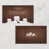 Realtor | Häuser Visitenkarte (Vorne/Hinten)