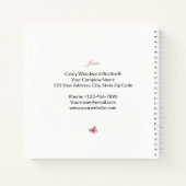 Realtor Herzlichen Glückwunsch Neue Zuhause Floral Notizblock (Rückseite)