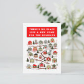 Realtor Holiday Cards Postkarte (Stehend Vorderseite)