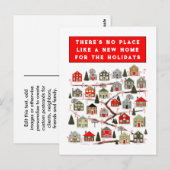 Realtor Holiday Cards Postkarte (Vorne/Hinten)
