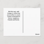 Realtor Holiday Cards Postkarte (Rückseite)