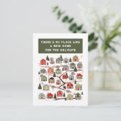 Realtor Holiday Cards Postkarte (Stehend Vorderseite)