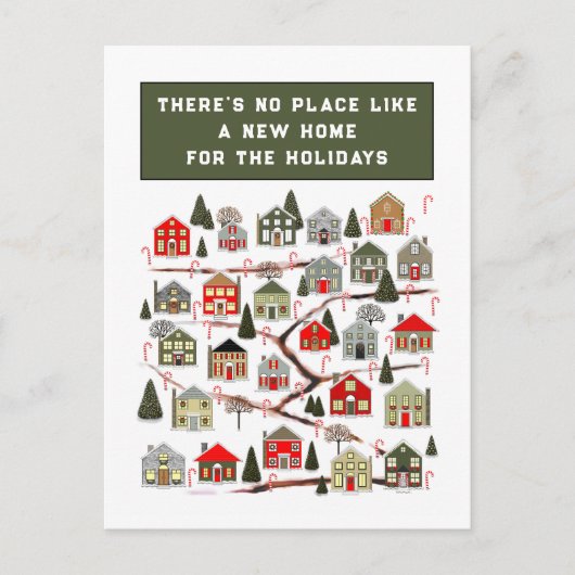 Realtor Holiday Cards Postkarte (Vorderseite)