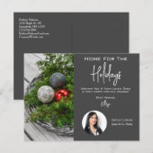 Realtor Holiday Greetings Postkarte (Vorne/Hinten)