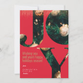 Realtor Holidays Weihnachten Postcard Modern Minim (Vorderseite)