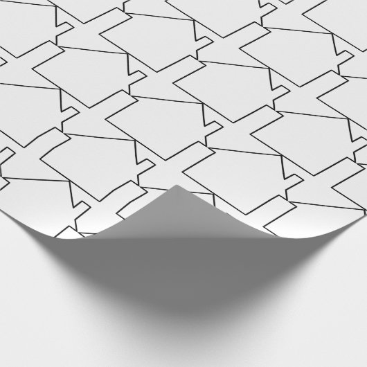 Realtor House-Logo Geschenkpapier (Ecke)