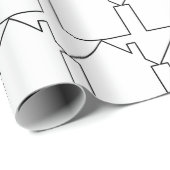 Realtor House-Logo Geschenkpapier (Rolleneckpunkt)