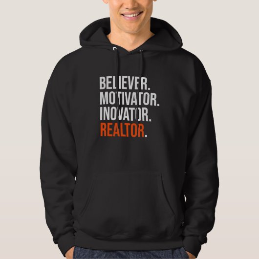 Realtor Inspiration and Motivational Hoodie (Vorderseite)
