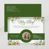 Realtor/Insurance Beautiful Foliage Postkarte (Vorne/Hinten)