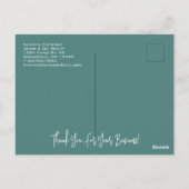 Realtor/Insurance Winter Foliage Holiday Postcard Postkarte (Rückseite)