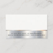 Realtor-Logo für Hausschlüssel | Wohneigentum Visitenkarte (Rückseite)