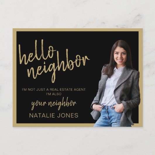 Realtor Mailer Real Anwesen Marketing Farm Hallo Postkarte (Vorderseite)