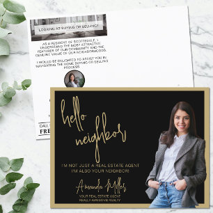 Realtor Mailer Real Anwesen Marketing Farm Hallo Postkarte