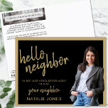 Realtor Mailer Real Anwesen Marketing Farm Hallo Postkarte<br><div class="desc">Die Realtor Mailer Real Anwesen Marketing Farm Hello Postcard, ein stilvolles und effektives Tool, mit dem Sie Ihre Anwesen Marketing Kampagnen erhöhen können. Diese elegante Postkarte mit einem ausgeklügelten Schwarz-Gold-Farbschema ist für einen starken Eindruck gefertigt. Ideal für echte Anwesen-Agent, die sich in der Umgebung vorstellen möchten, kombiniert diese Postkarte einen...</div>