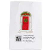 Realtor Marketing Begrüßung Zuhause Red Door Anana Mittlere Geschenktüte (Rückseite)