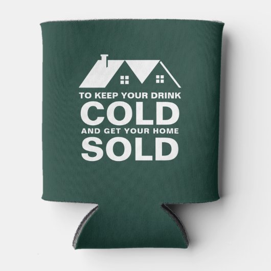 Realtor Marketing Client Geschenk Real Anwesen Pro Dosenkühler (Vorderseite)