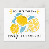 Realtor Marketing Postcard – Squeeze the Day, Flyer (Vorne)