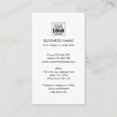 Realtor Modernes berufliches QR-Foto Visitenkarte (Rückseite)