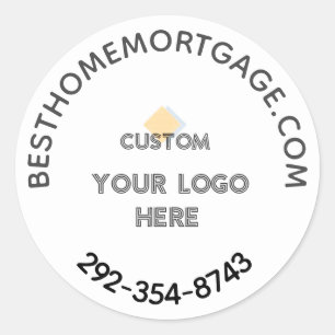 Realtor Mortgage Company Runder Aufkleber
