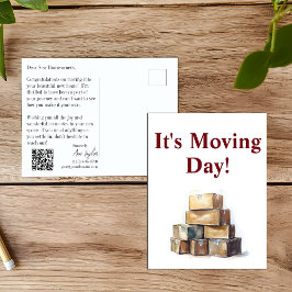 Realtor Moving Day gratulieren Postkarte