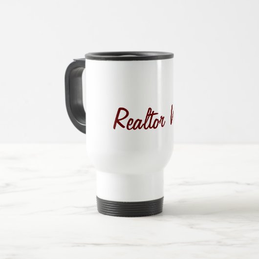 Realtor Mug Reisebecher (Vorderseite Links)