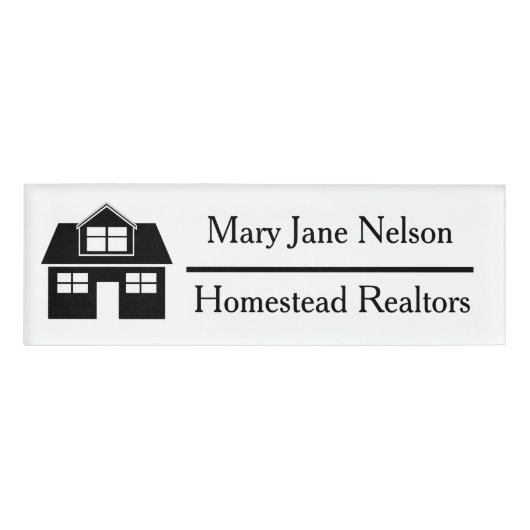 Realtor Name Tag Namenschild (Vorderseite)