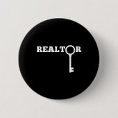 Realtor New Agent Real Estate License Trainee Funn Button (Vorderseite)
